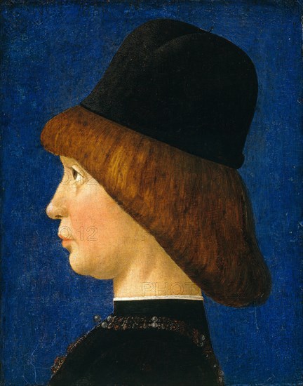 Baldassare d'Este (Italian, 1432-after 1506), Francesco II Gonzaga, Fourth Marquis of Mantua, c. 1474-1480, tempera on panel