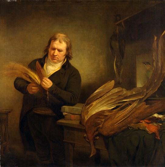 An Ornithologist, Probably John Latham An Ornithologist, Probably Mr. Thomson, Animal and Bird Preserver to the Leverian and British Museums (Previously Identified as Dr. John Latham), 1802 Dr. John Latham, Ramsay Richard Reinagle, 1775-1862, British