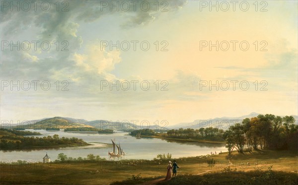 Knock Ninney and Lough Erne from Bellisle, County Fermanagh, Ireland, Thomas Roberts, 1748-1778, British