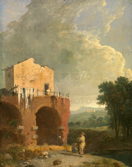 Hadrian's Villa A View in Hadrian's Villa, Richard Wilson, 1714-1782, British