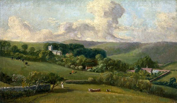 Osmington: A View to the Village, John Fisher, Bishop of Salisbury, 1748-1825