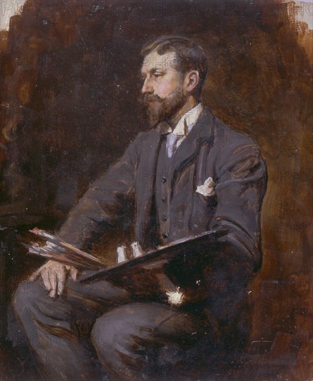 Self-Portrait ?, Attributed to Herman G. Herkomer, 1863-after 1915, American