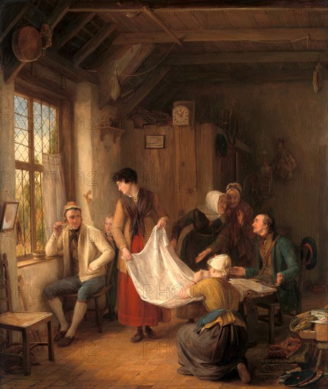 The Pedlar Signed, lower left: "DWickie", Sir David Wilkie, 1785-1841, British