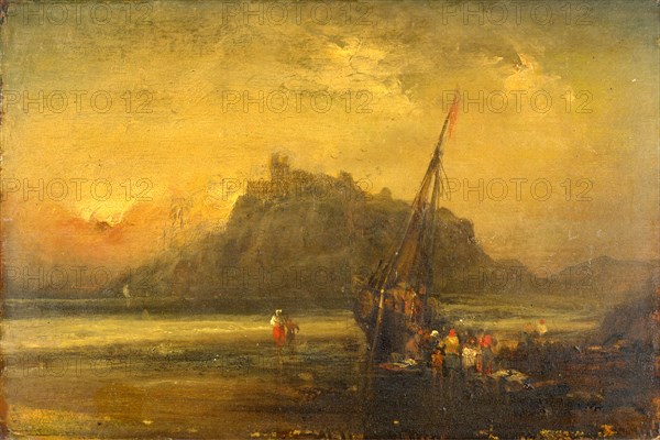 Beach Scene, Attributed to John Sell Cotman, 1782-1842, British