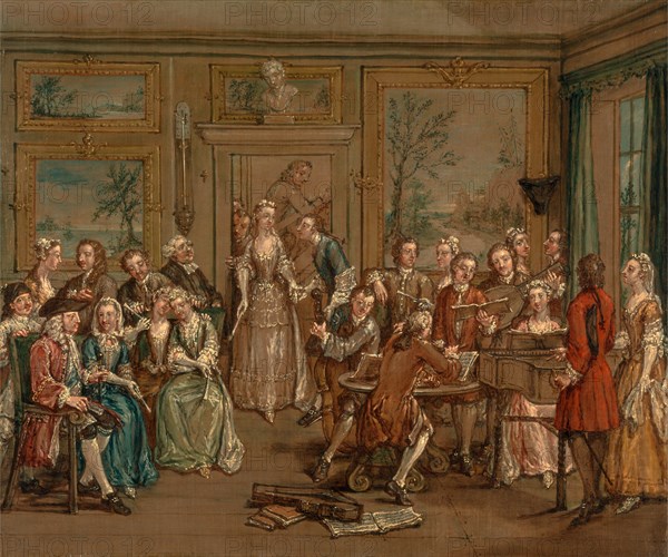 Musical Conversation A Musical Conversation (II), Marcellus Laroon the Younger, 1679-1772, British