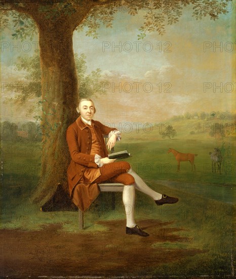 (?) John Trevor, 3rd Baron Trevor, of St. Anne's Hill, Surrey, and Trevalyn Hall, Denbighshire (formerly T. Travers, Esq.), Arthur Devis, 1712-1787, British
