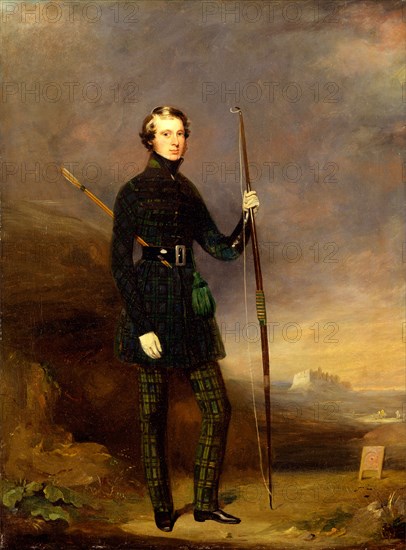 Dr. John Logan Campbell John Logan Campbell in the clib dress of the Edinburgh Alleion Archers, Mungo Burton, 1799-1882, British