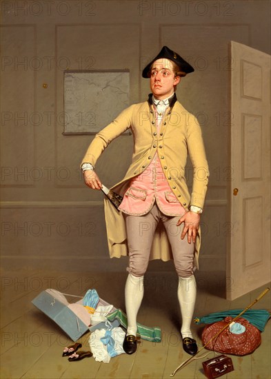 Samuel Thomas Russell in Samuel Foote's "The Mayor of Garratt" Samuel Thomas Russell as Jerry Sneak in 'The Mayor of Garratt' by Samuel Foote, Samuel de Wilde, 1748-1832, British