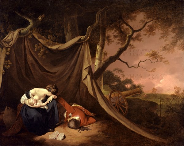 The Dead Soldier, Joseph Wright of Derby, 1734-1797, British