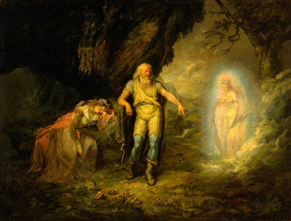 Prospero, Miranda and Ariel, from "The Tempest" Prospero, Miranda and Iris - "The Tempest," Act IV, Scene I Prospero, Miranda, and Ariel, from The Tempest, Act I, Scene ii, unknown artist, 18th century, British