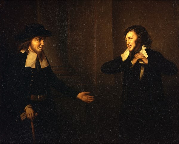 Shylock and Tubal from "The Merchant of Venice" Thou Sticks't a Dagger in Me - "The Merchant of Venice," Act III, Scene I, Herbert Stoppelaer, active 1730-1775, British
