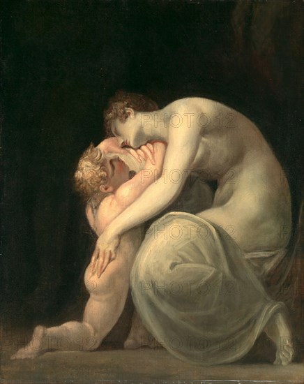 Tekemessa and Eurysakes, Henry Fuseli, 1741-1825, Swiss