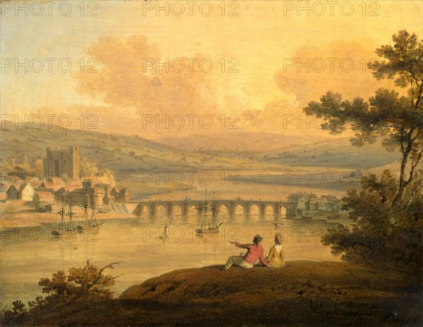 Rochester Inscribed in black paint, lower right: "View of Rochester | [...]" Signed and dated in black paint, lower right: "1799 Dayes", Edward Dayes, 1763-1804, British