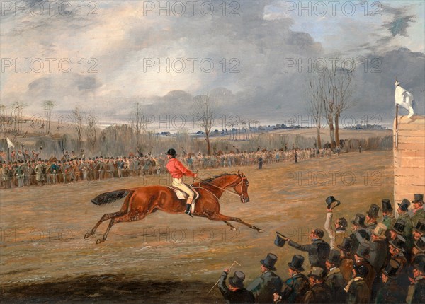 Scenes from a Seeplechase: The Winner A Steeplechase: The Winner Signed in black paint, lower left: "H. Alken", Henry Thomas Alken, 1785-1851, British