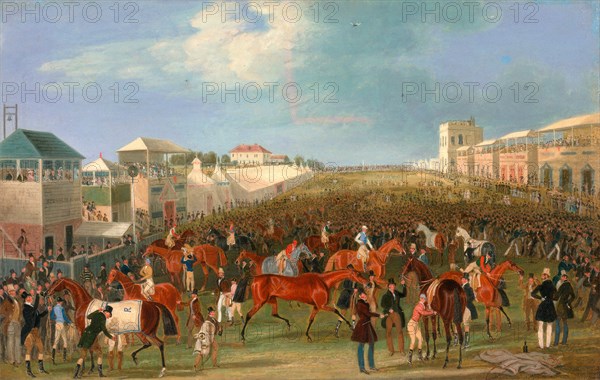 Epsom Races: The Race Over Signed and dated, lower right: "J. Pollard 1835", James Pollard, 1792-1867, British