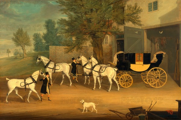 John Smith Barryâ€ôs Private Drag and Grey Team John Smith Barry's Private Drag and Grey Team at Marbury Hall, Cheshire The Carriage and Horses of Smith Barry Signed and dated lower right: "J Pollard 1824", James Pollard, 1792-1867, British