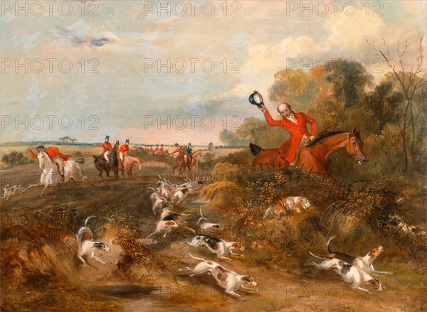 Bachelor's Hall: Capping on Hounds Signed and dated in brown paint, lower left: "Painted by | F.C. Turner. 1836", Francis Calcraft Turner, active 1782-1846, British