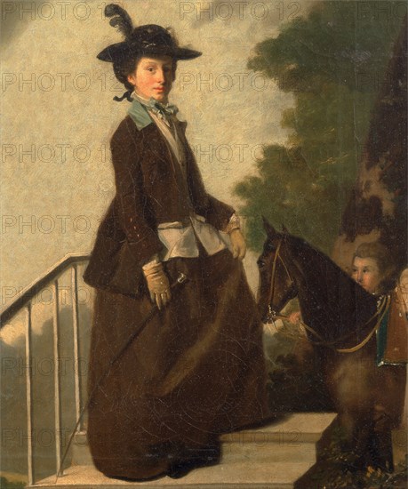 Elizabeth Bridgman, Sister of the Artist Mrs. Edward Bridgman, the Artist's Sister Miss Elizabeth Walton, Henry Walton, 1746-1813, British