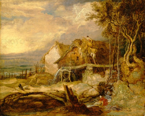 An Overshot Mill, James Ward, 1769-1859, British