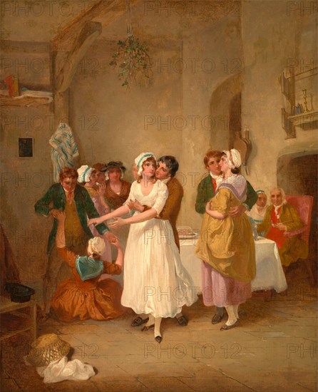 The Mistletoe Bough, Francis Wheatley, 1747-1801, British