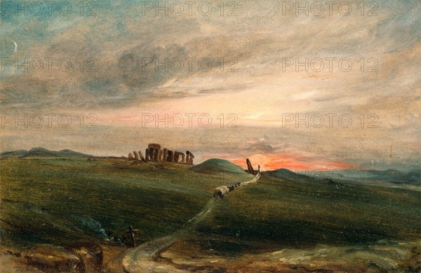 Stonehenge at Sunset, After John Constable, 1776-1837, British