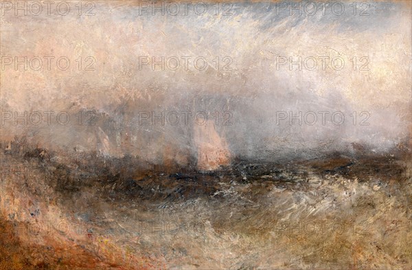 Off the Nore Squally Weather, Joseph Mallord William Turner, 1775-1851, British