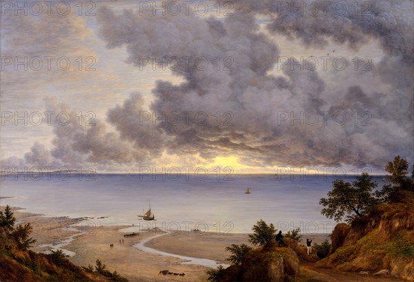 Sandown Bay, from near Shanklin Chine, Isle of Wight View from Shanklin, Isle of Wight, John Glover, 1767-1849, British