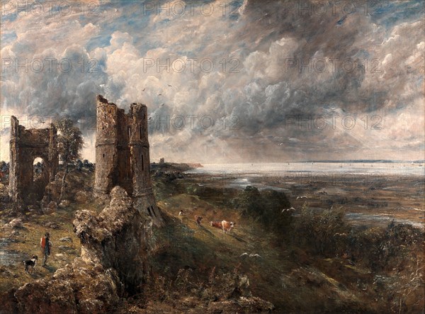 Hadleigh Castle, The Mouth of the Thames--Morning after a Stormy Night Hadleigh Castle, John Constable, 1776-1837, British