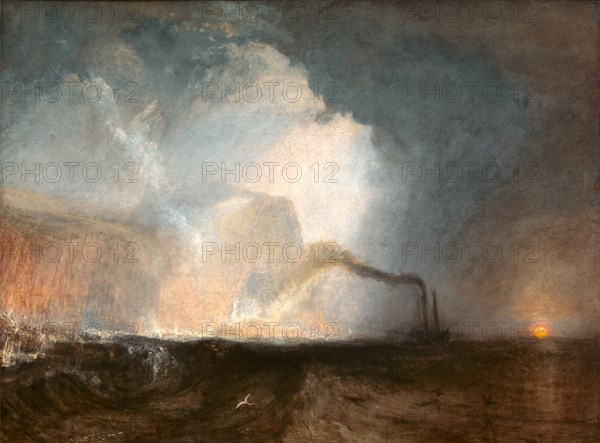 Staffa, Fingal's Cave Signed, lower right: "J.M.W. Turner RA", Joseph Mallord William Turner, 1775-1851, British