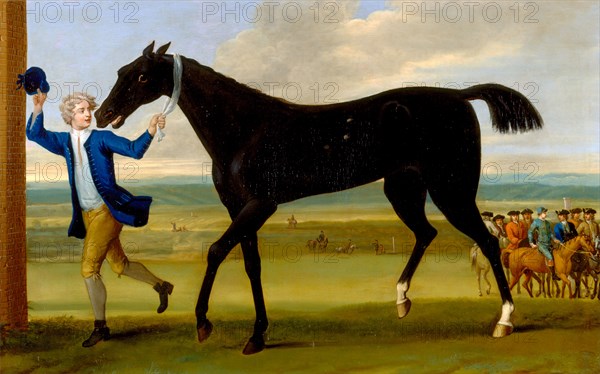 The Duke of Rutland's Bonny Black, John Wootton, 1682-1764, British