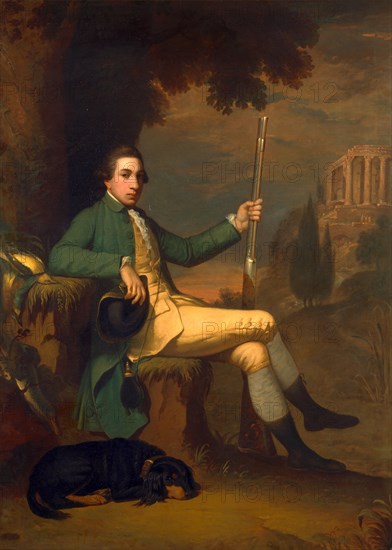 Thomas Graham, Baron Lynedoch Thomas Graham of Balgowan (afterwards 1st Baron Lynedoch) in Rome, Attributed to David Allan, 1744-1796, British