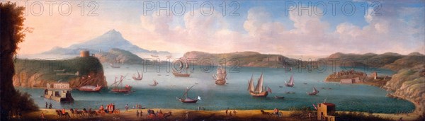 Port Mahon, Minorca, Gaspar Butler, active ca. 1718-1730, British