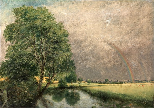 The Rainbow, near Salisbury, John Dunthorne, 1798-1832, British