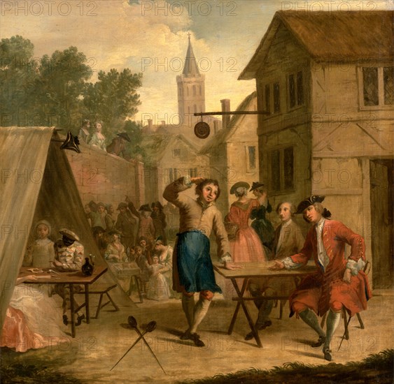 Hob Selling Beer at the Wake, John Laguerre, 1688-1746, British