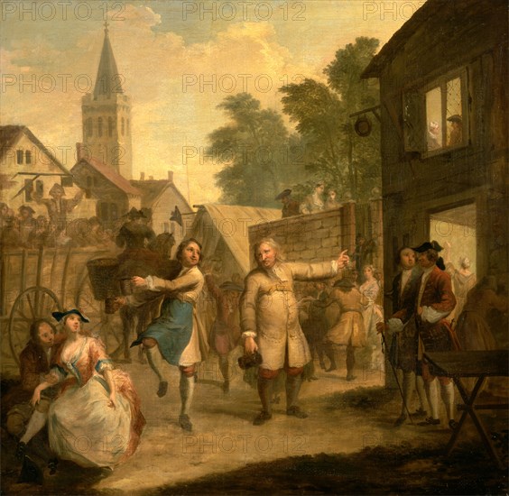 Hob Continues Dancing in Spite of his Father, John Laguerre, 1688-1746, British
