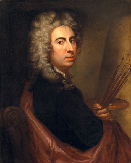 Self-Portrait, Marcellus Laroon the Elder, 1653-1702, Dutch