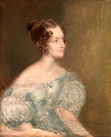 Portrait of a Woman, Probably Mrs. Price of Rugby Signed and dated, lower right: "J Linell [?] 1835", John Linnell, 1792-1882, British