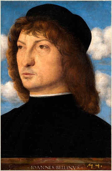 Giovanni Bellini, Italian (c. 1430-1435-1516), Portrait of a Venetian Gentleman, c. 1500, oil on panel transferred to panel