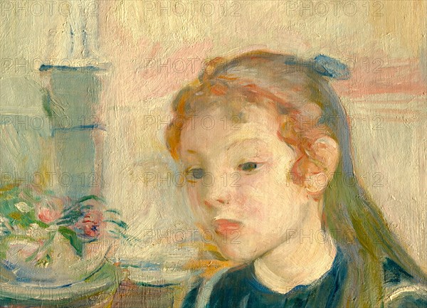 Berthe Morisot, French (1841-1895), Young Girl with an Apron, 1891, oil on canvas