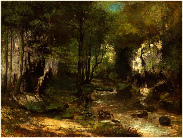 Courbet, Le Ruisseau du Puits-Noir, vallée de la Loue