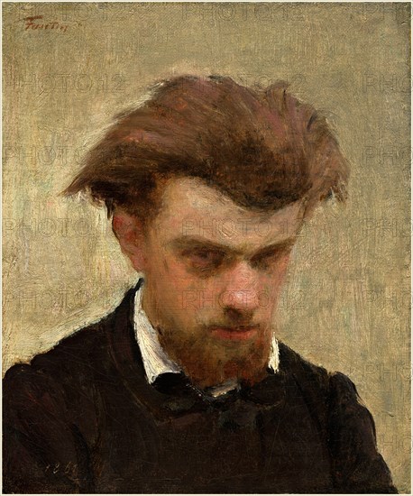 Henri Fantin-Latour, French (1836-1904), Self-Portrait, 1861, oil on canvas