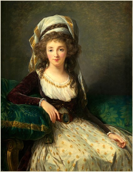 Elisabeth-Louise Vigée Le Brun, French (1755-1842), Madame d'Aguesseau de Fresnes, 1789, oil on wood