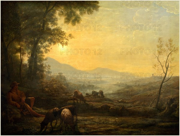 Follower of Claude Lorrain, The Herdsman, 17th or 18th century, oil on canvas