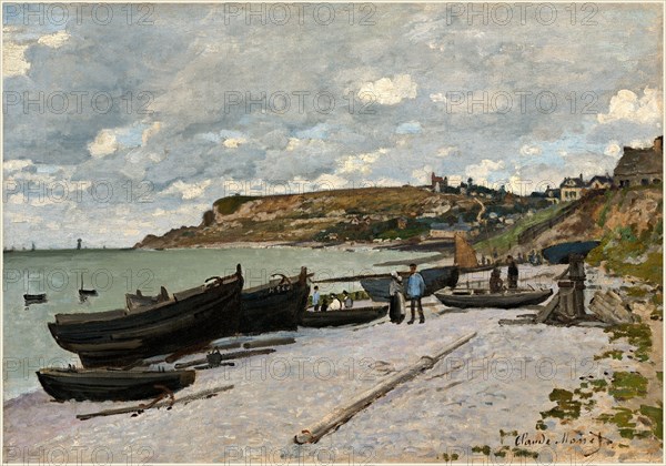 Claude Monet, French (1840-1926), Sainte-Adresse, 1867, oil on canvas