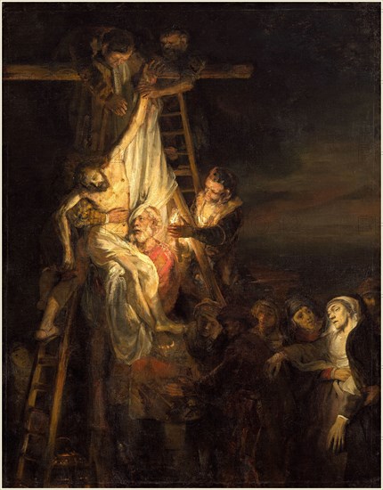 Rembrandt Workshop (Probably Constantijn van Renesse), The Descent from the Cross, 1650-1652, oil on canvas