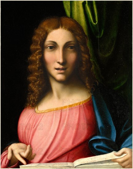 Correggio, Italian (1489-1494-1534), Salvator Mundi, c. 1515, oil on panel