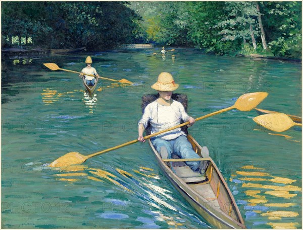 Caillebotte, Skiffs