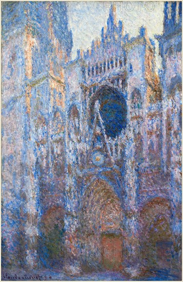Monet, Cathédrale de Rouen, façade ouest