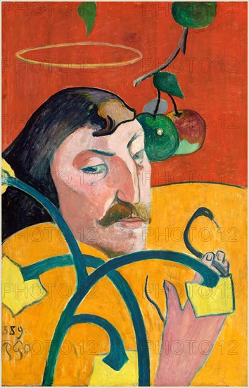 Paul Gauguin, French (1848-1903), Self-Portrait, 1889, oil on wood
