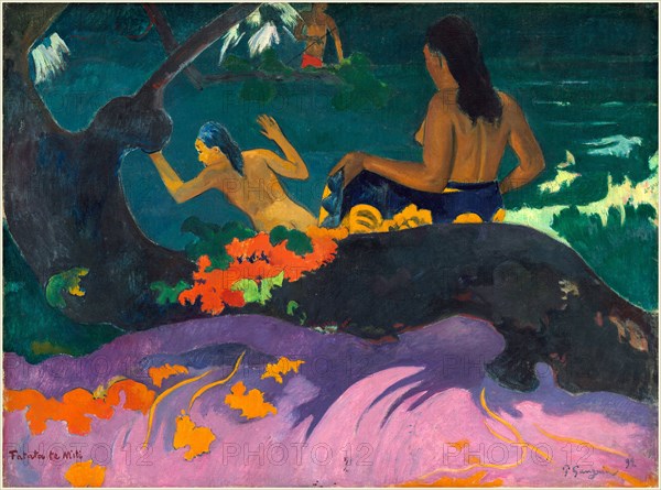 Paul Gauguin, French (1848-1903), Fatata te Miti (By the Sea), 1892, oil on canvas